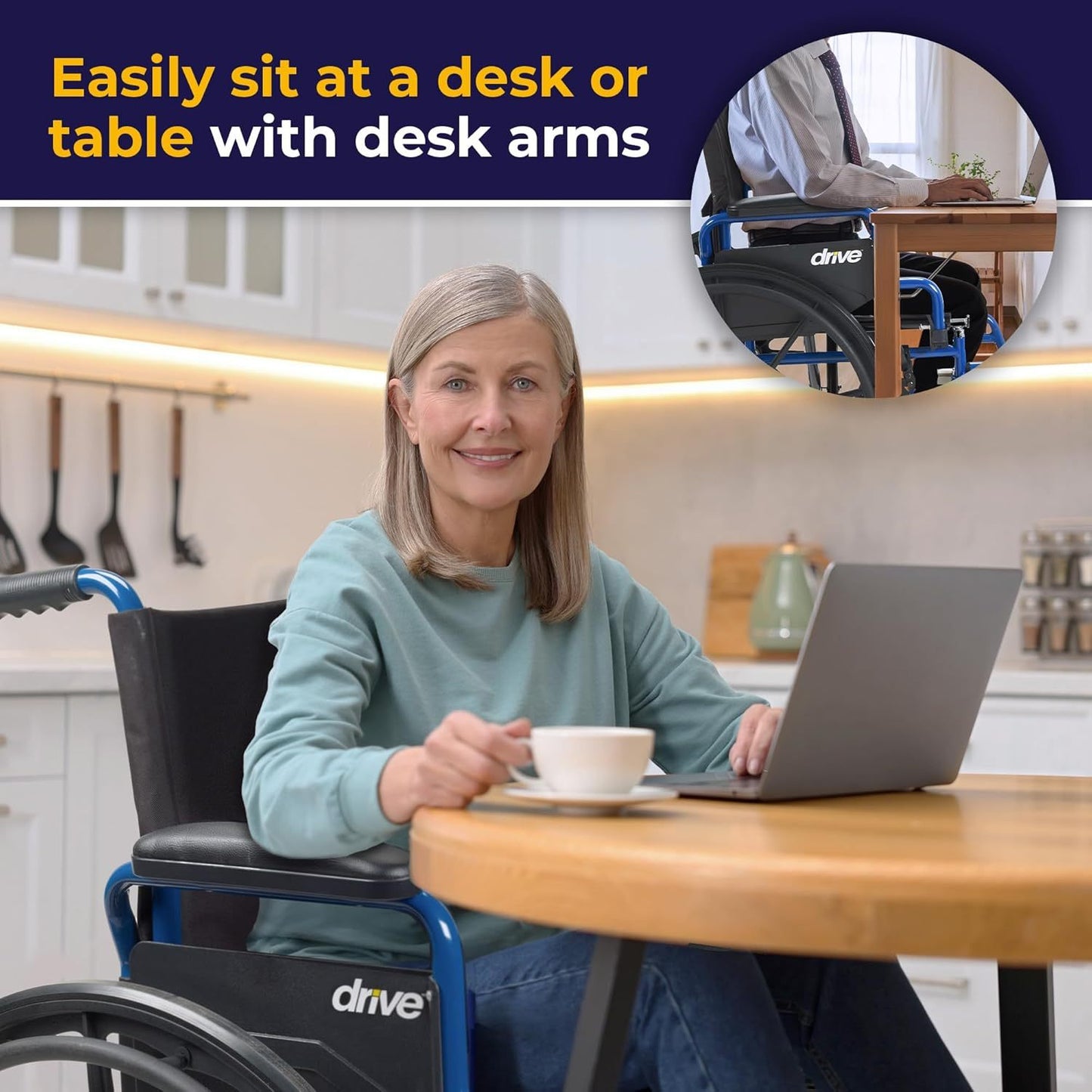 Lightweight Folding Wheelchair