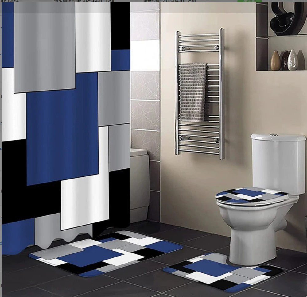 3D HD Digital Printing Shower Curtain