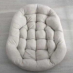 Oversized Rocking Papasan Chair with Thick Cushion and Frame
