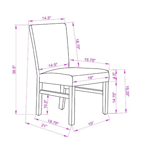 Solid Wood Dining Table And Chair