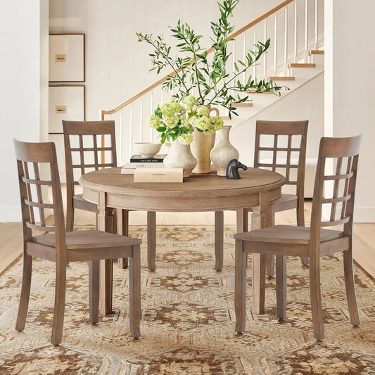 Set of 4 High Back Dining  Chairs
